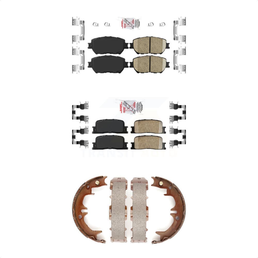 Transit Auto - KNN-100365 - Front and Rear Disc Brake Pad Kits image 1