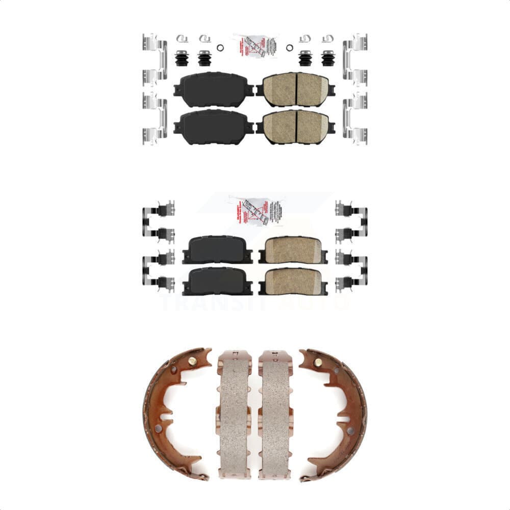 Transit Auto - KNN-100366 - Front and Rear Disc Brake Pad Kits image 1