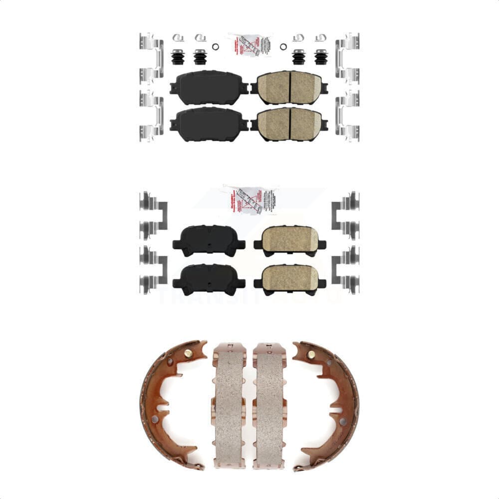 Transit Auto - KNN-100368 - Front and Rear Disc Brake Pad Kits image 1