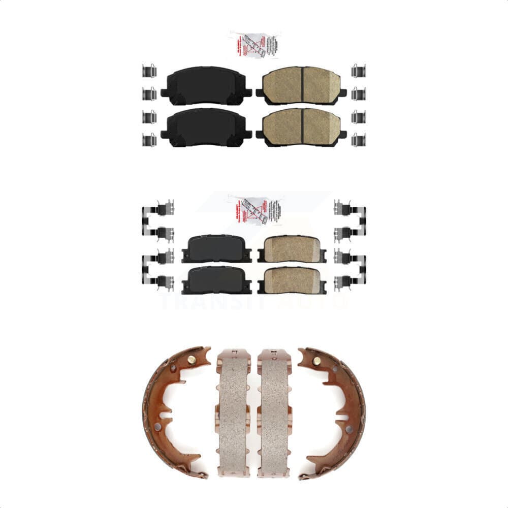 Transit Auto - KNN-100371 - Front and Rear Disc Brake Pad Kits image 1