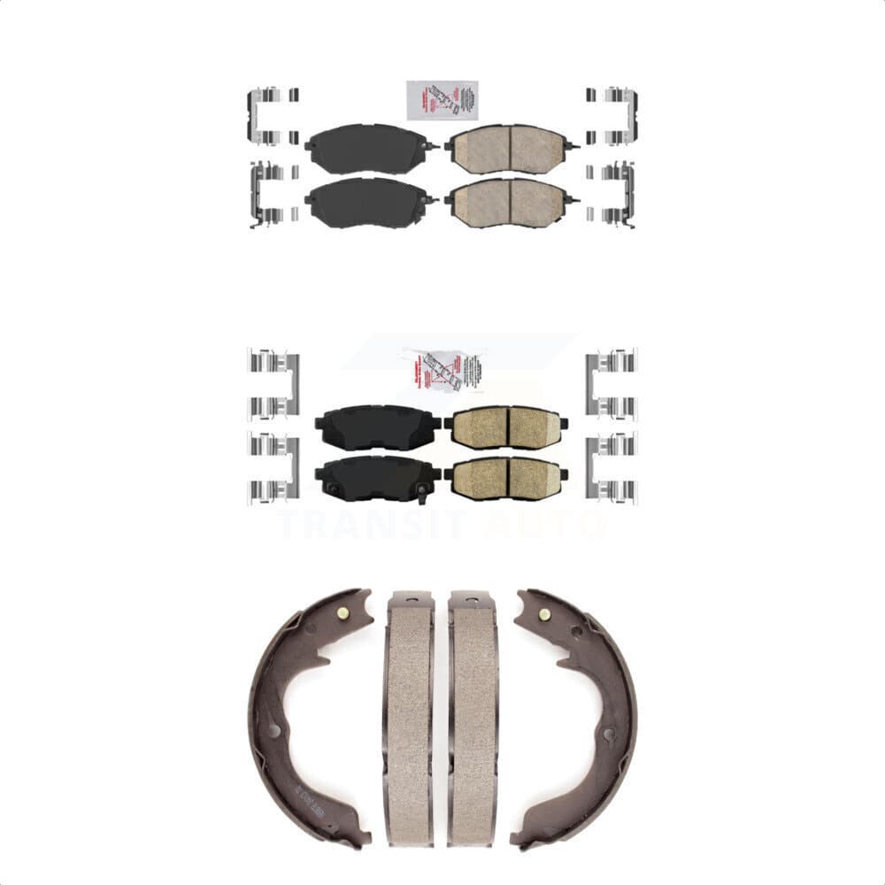 Transit Auto - KNN-100373 - Front and Rear Disc Brake Pad Kits image 1