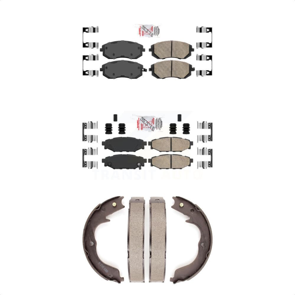 Transit Auto - KNN-100375 - Front and Rear Disc Brake Pad Kits image 1