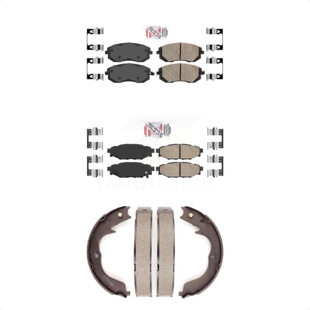 Transit Auto - KNN-100377 - Front and Rear Disc Brake Pad Kits image 1