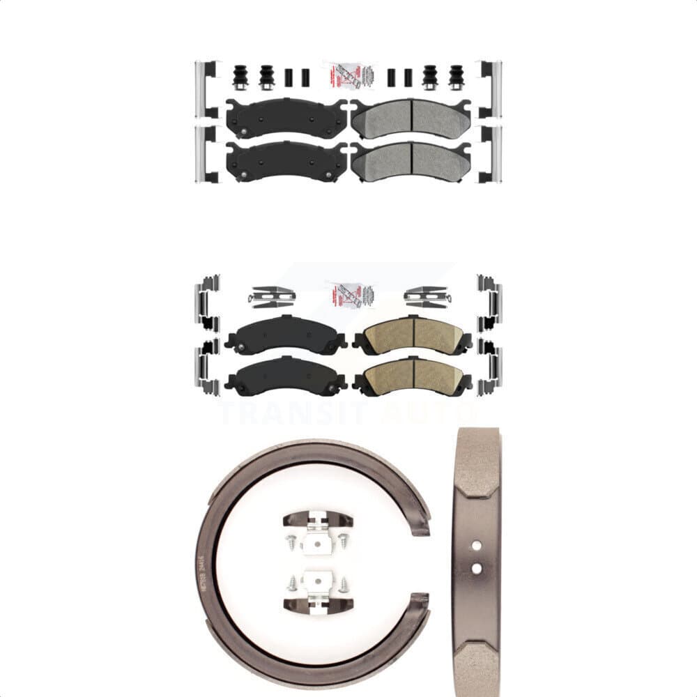 Transit Auto - KNN-100382 - Front and Rear Disc Brake Pad Kits image 1