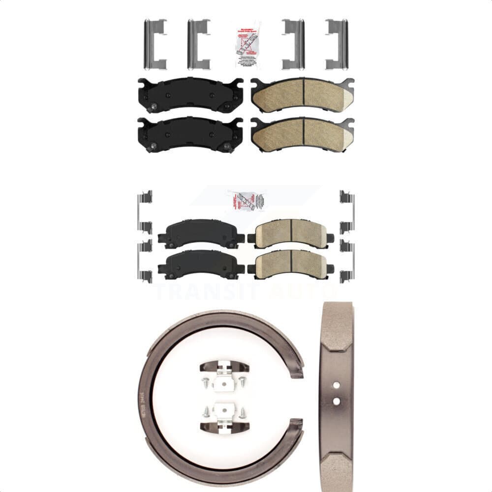Transit Auto - KNN-100383 - Front and Rear Disc Brake Pad Kits image 1