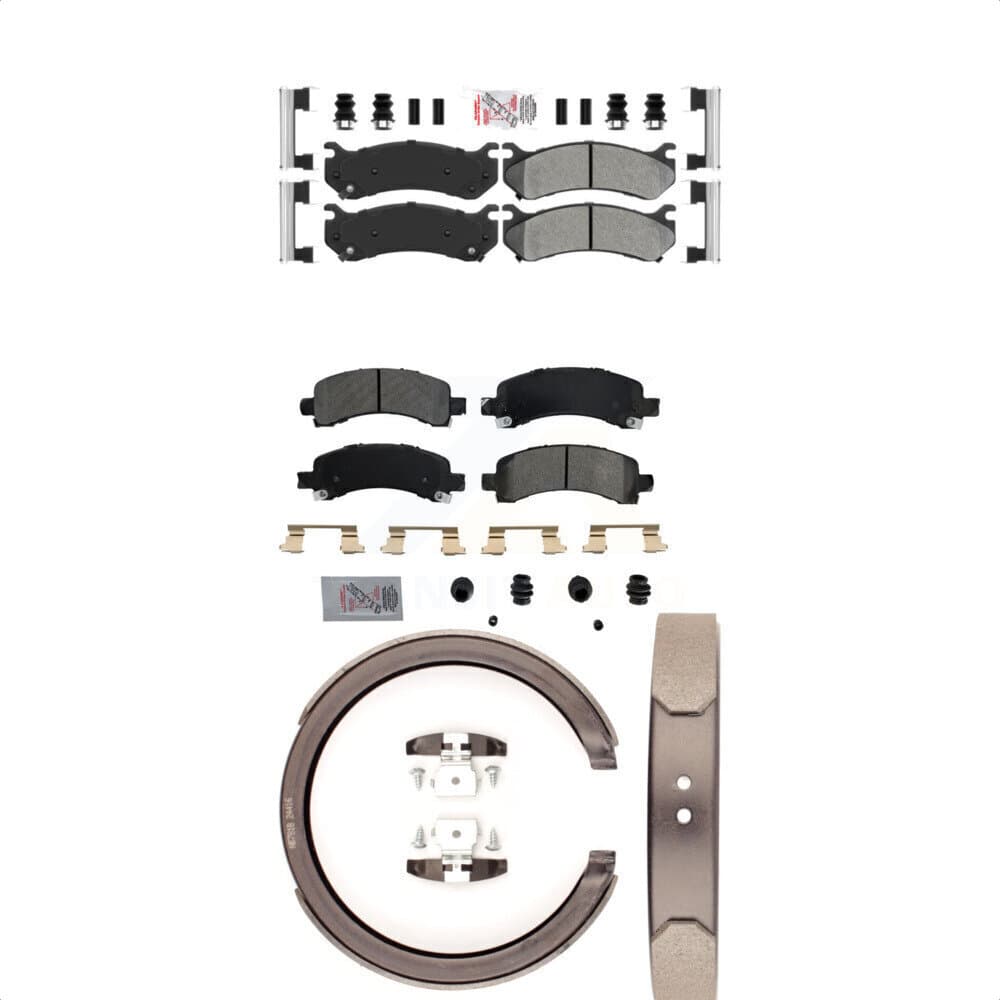 Transit Auto - KNN-100386 - Front and Rear Disc Brake Pad Kits image 1