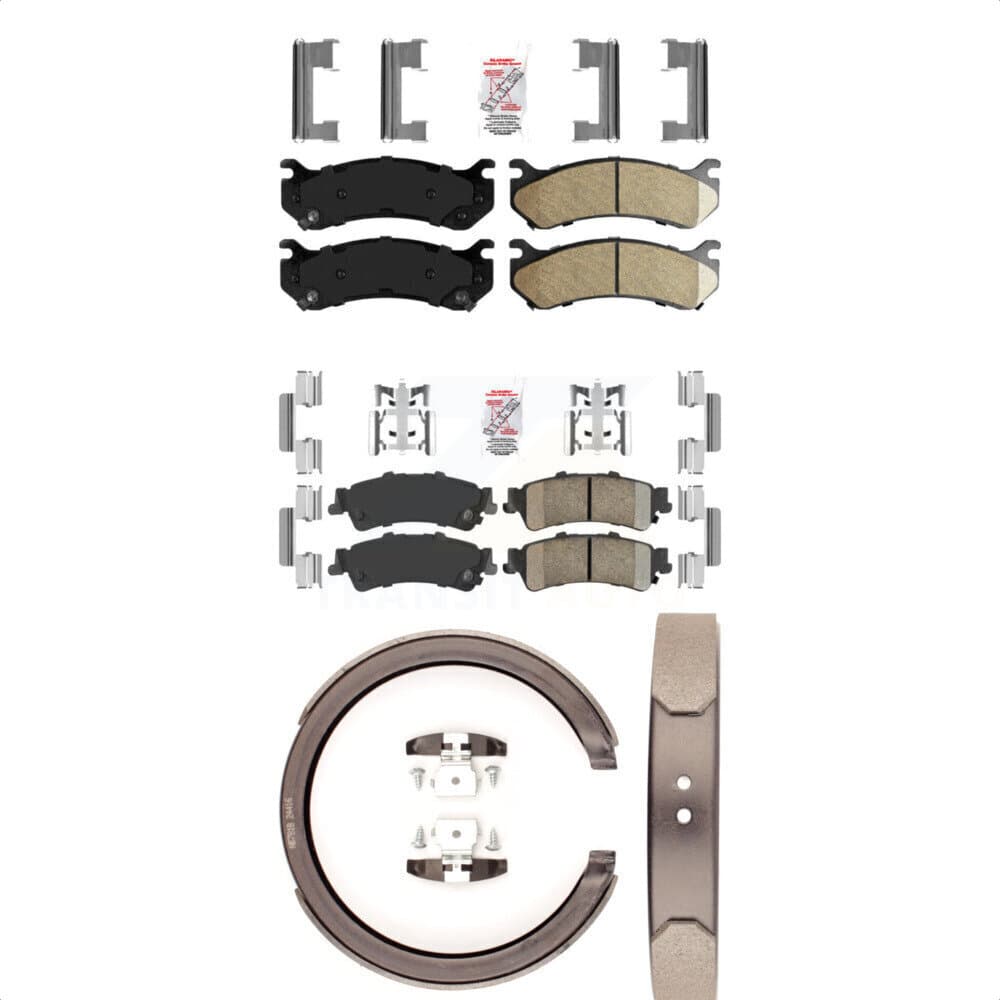 Transit Auto - KNN-100387 - Front and Rear Disc Brake Pad Kits image 1