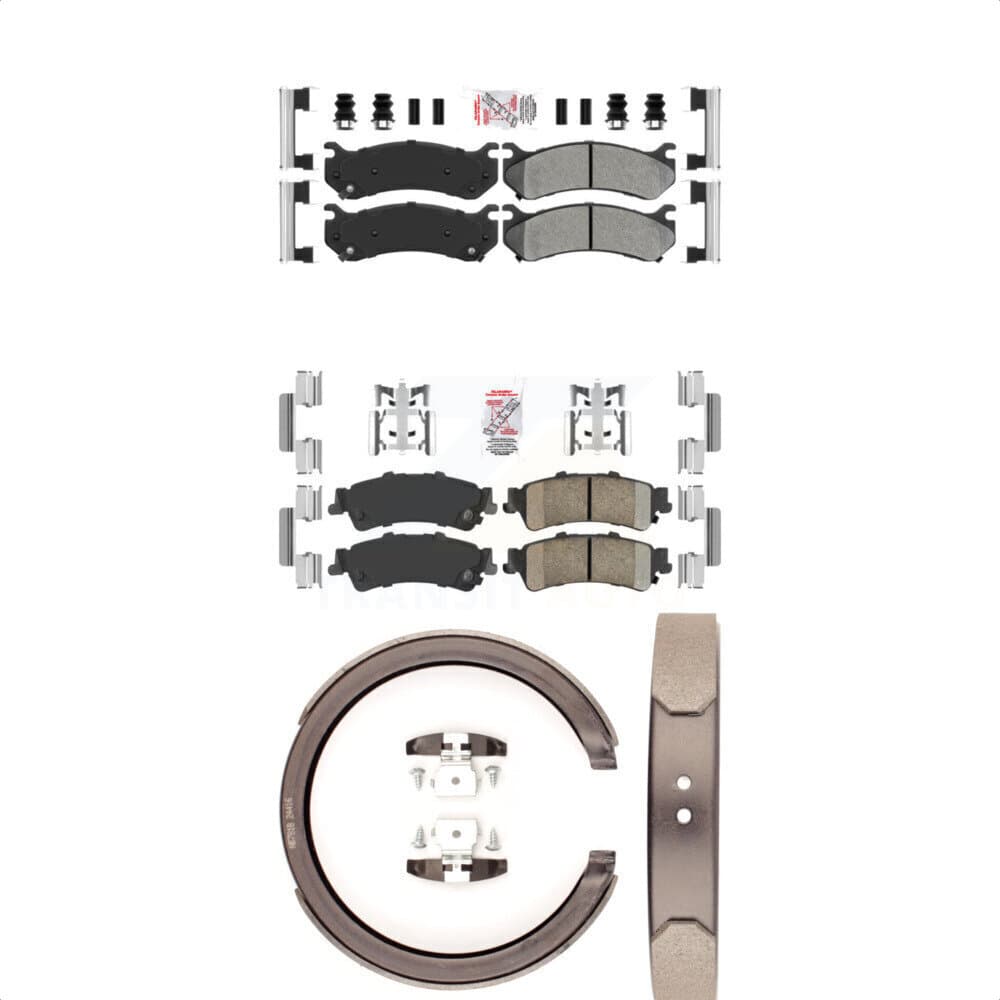 Transit Auto - KNN-100388 - Front and Rear Disc Brake Pad Kits image 1