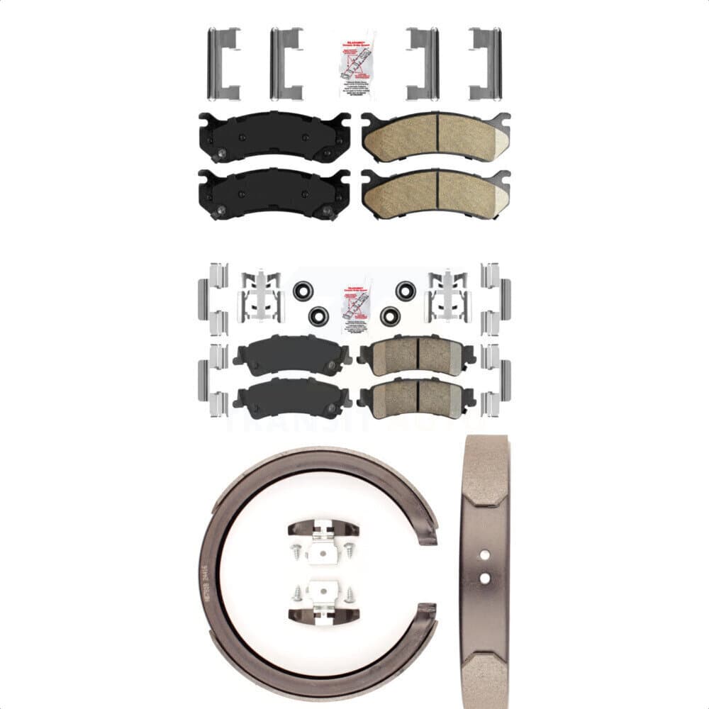 Transit Auto - KNN-100389 - Front and Rear Disc Brake Pad Kits image 1