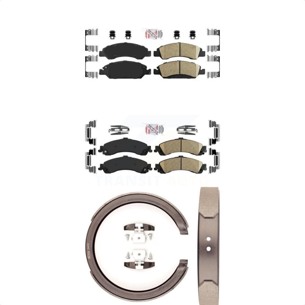 Transit Auto - KNN-100391 - Front and Rear Disc Brake Pad Kits image 1