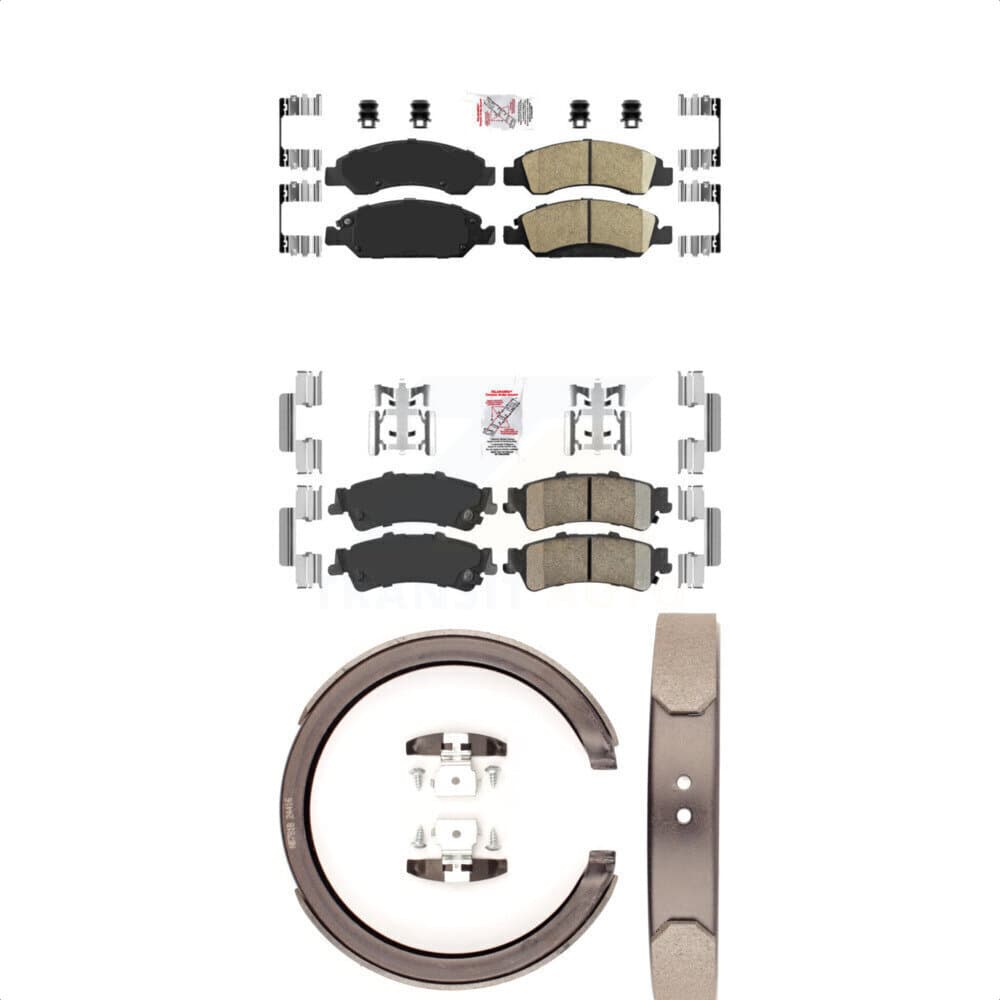 Transit Auto - KNN-100394 - Front and Rear Disc Brake Pad Kits image 1