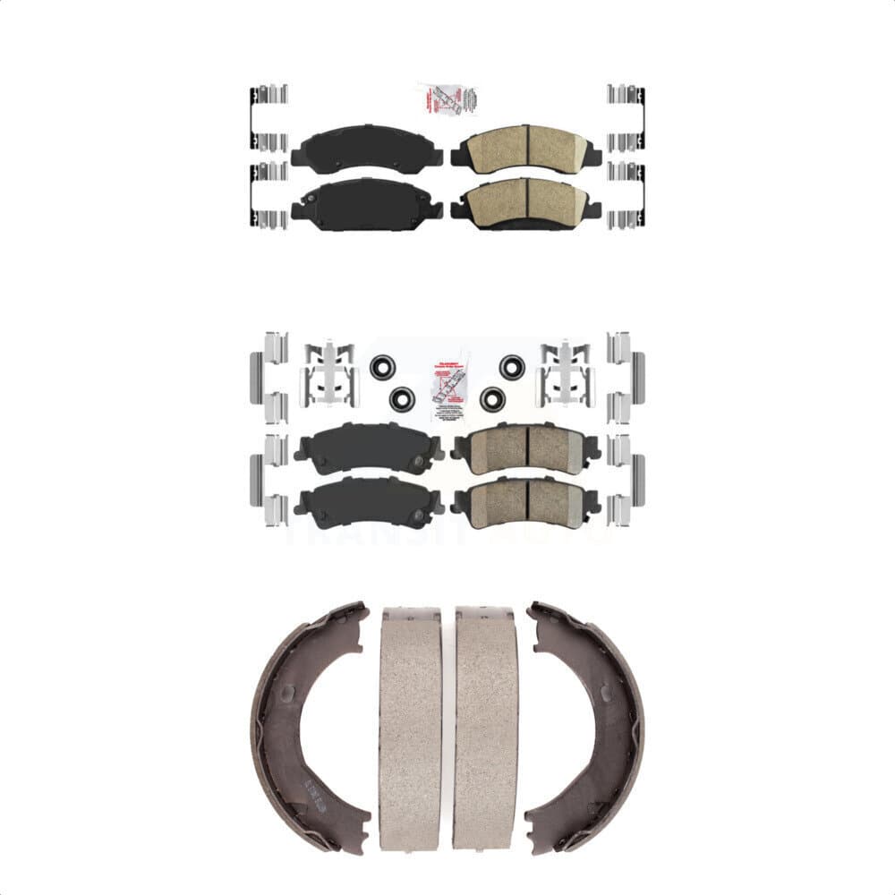 Transit Auto - KNN-100407 - Front and Rear Disc Brake Pad Kits image 1