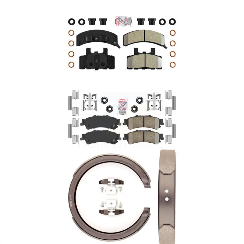 Transit Auto - KNN-100419 - Front and Rear Disc Brake Pad Kits image 1