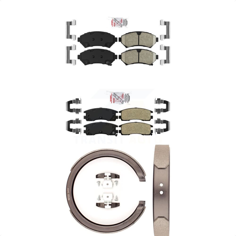 Transit Auto - KNN-100421 - Front and Rear Disc Brake Pad Kits image 1