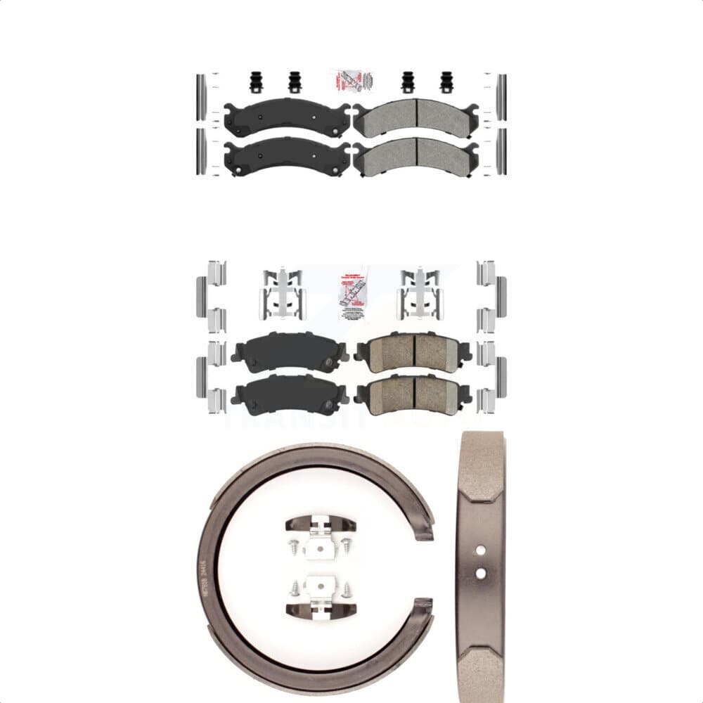 Transit Auto - KNN-100422 - Front and Rear Disc Brake Pad Kits image 1