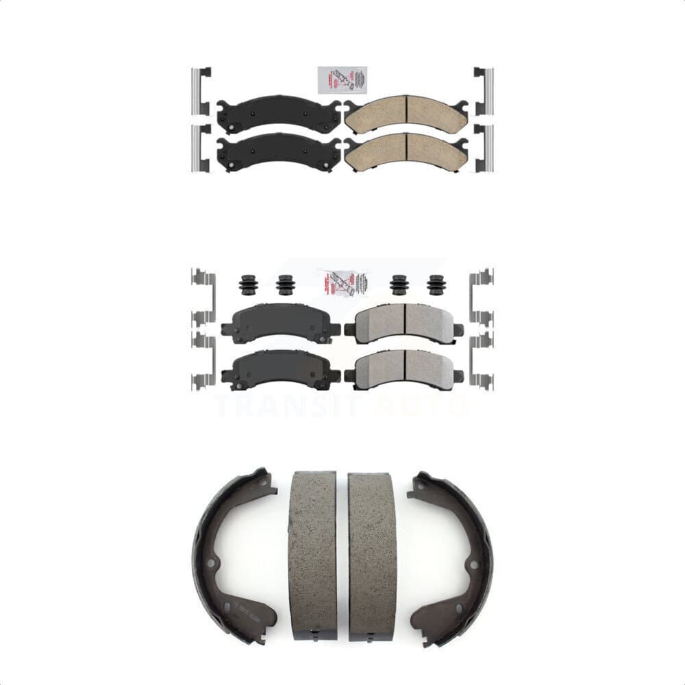 Transit Auto - KNN-100443 - Front and Rear Disc Brake Pad Kits image 1