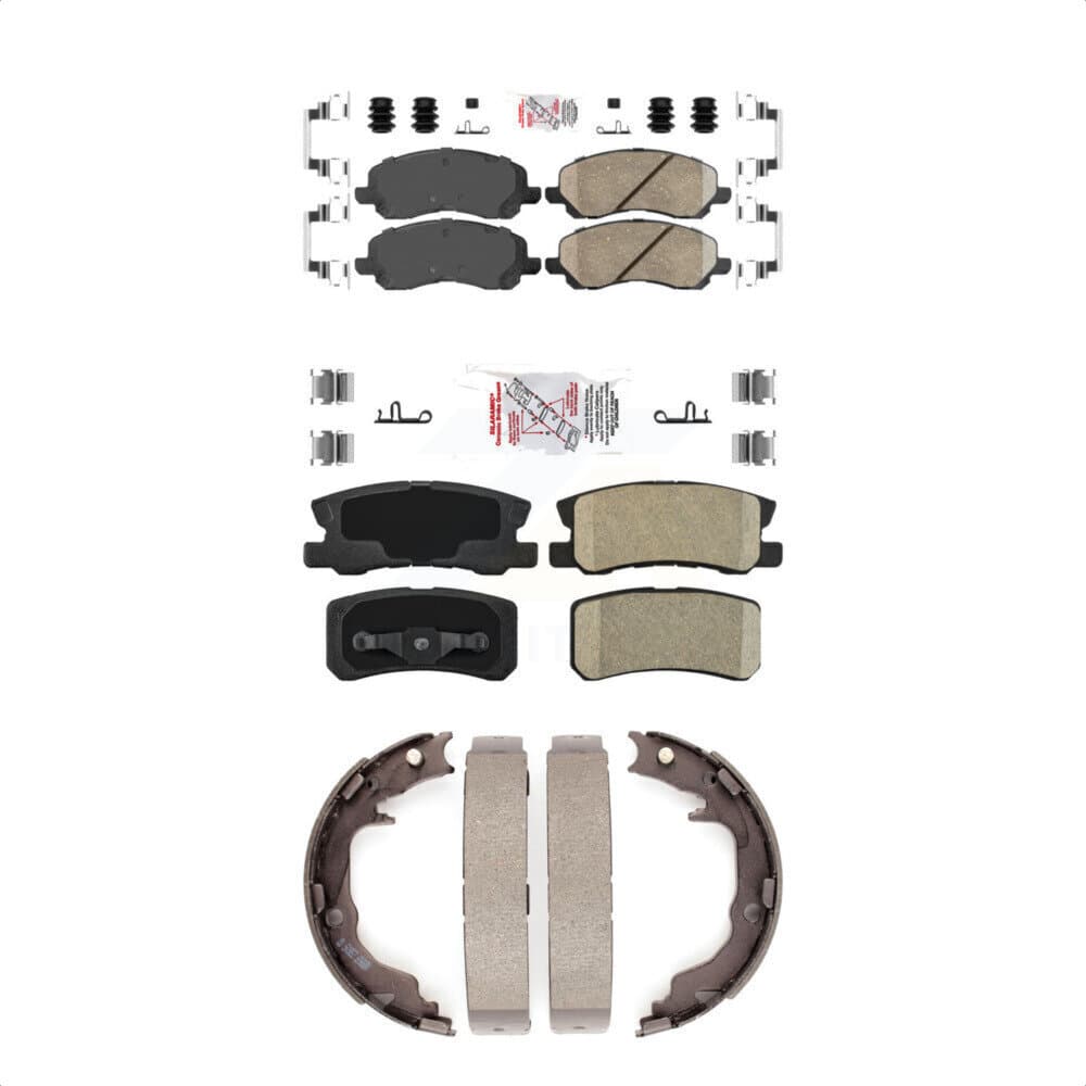 Transit Auto - KNN-100444 - Front and Rear Disc Brake Pad Kits image 1