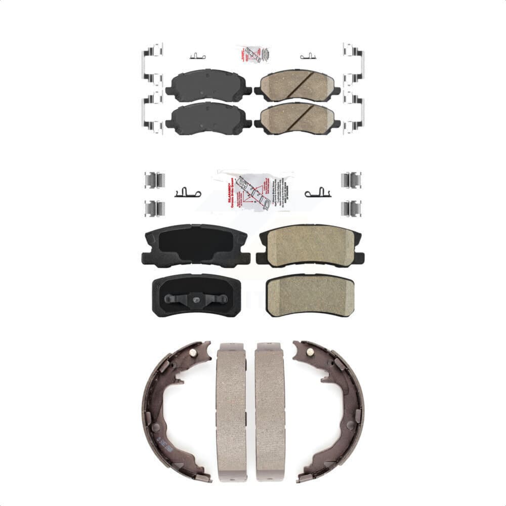Transit Auto - KNN-100445 - Front and Rear Disc Brake Pad Kits image 1
