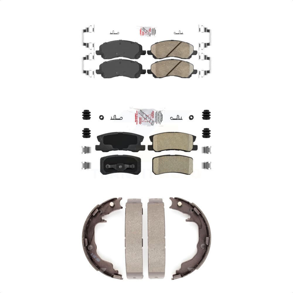 Transit Auto - KNN-100447 - Front and Rear Disc Brake Pad Kits image 1