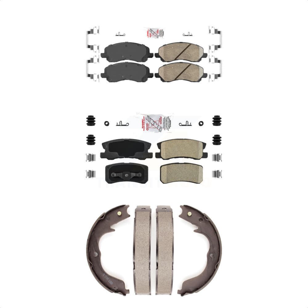 Transit Auto - KNN-100455 - Front and Rear Disc Brake Pad Kits image 1