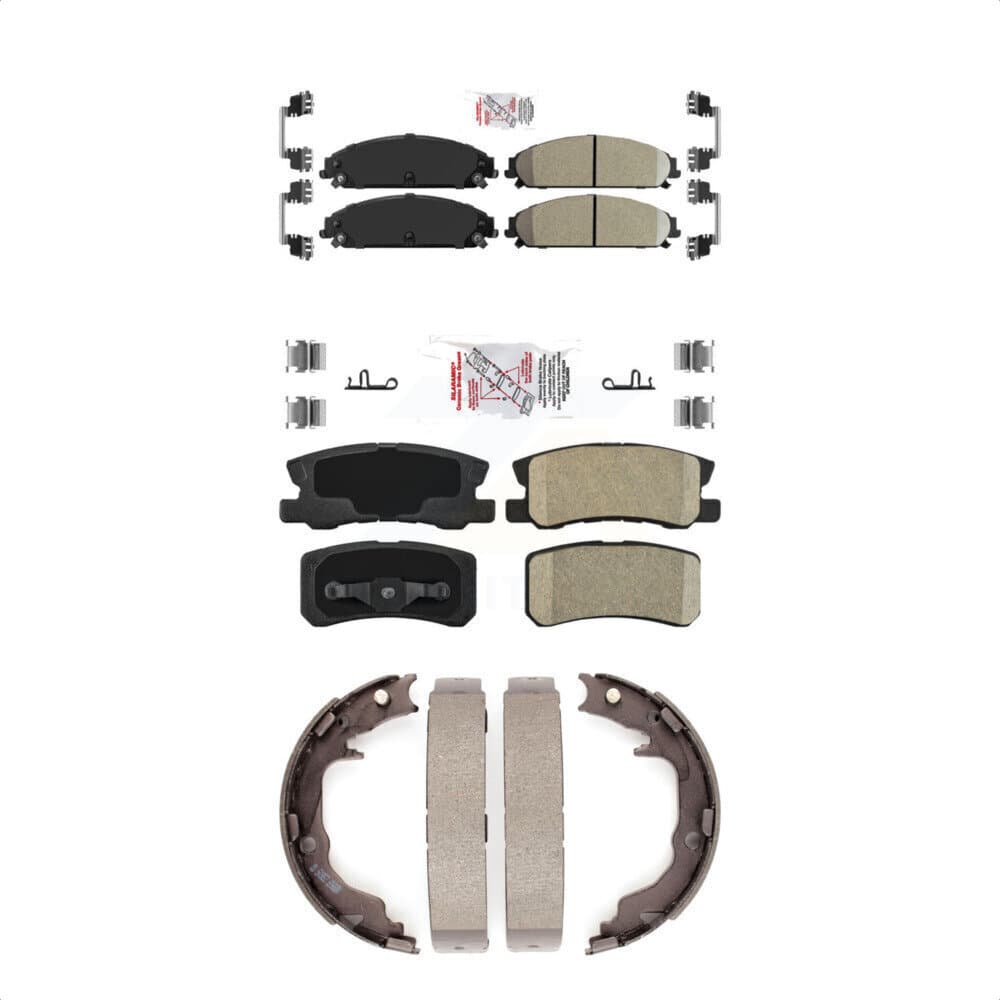Transit Auto - KNN-100458 - Front and Rear Disc Brake Pad Kits image 1