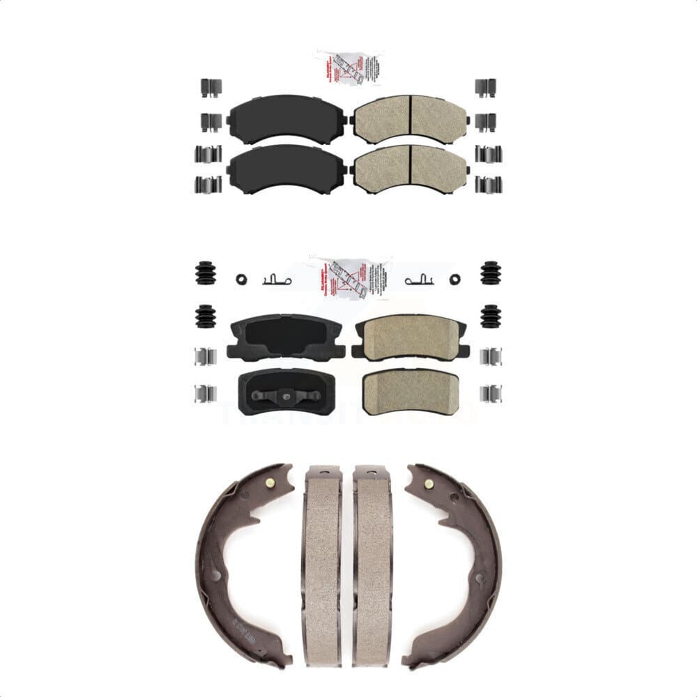 Transit Auto - KNN-100463 - Front and Rear Disc Brake Pad Kits image 1