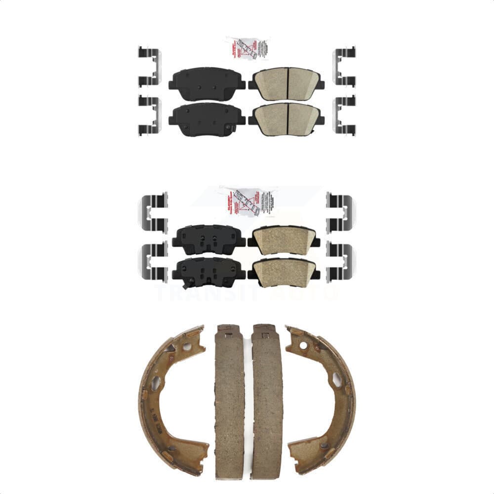 Transit Auto - KNN-100468 - Front and Rear Disc Brake Pad Kits image 1