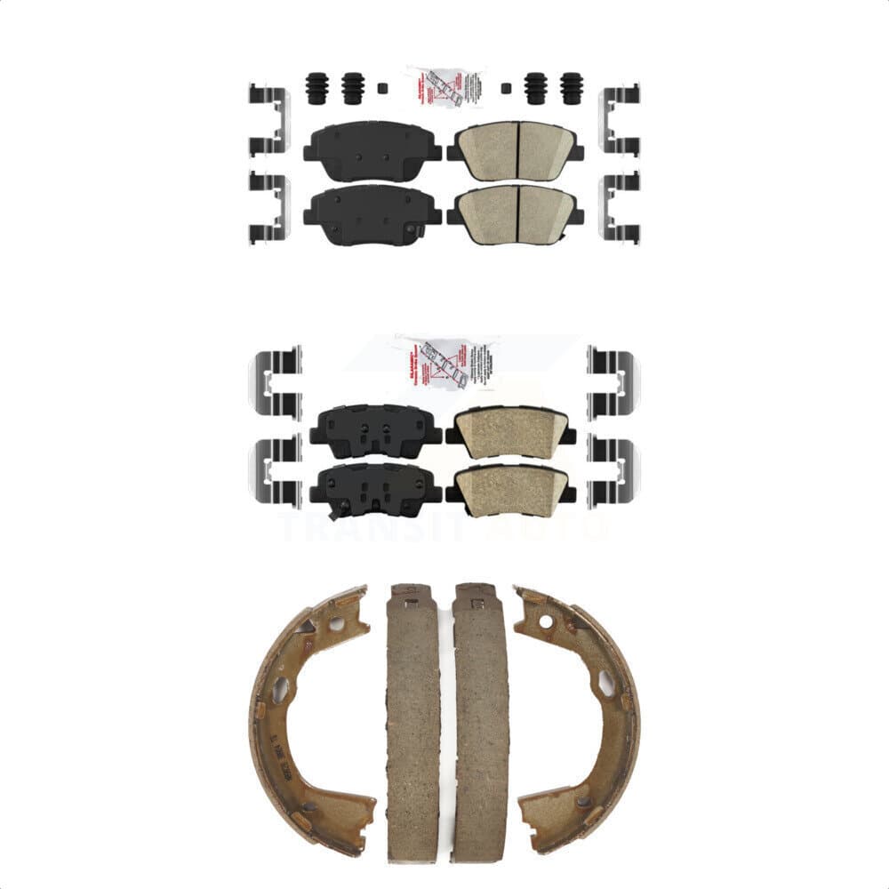 Transit Auto - KNN-100469 - Front and Rear Disc Brake Pad Kits image 1