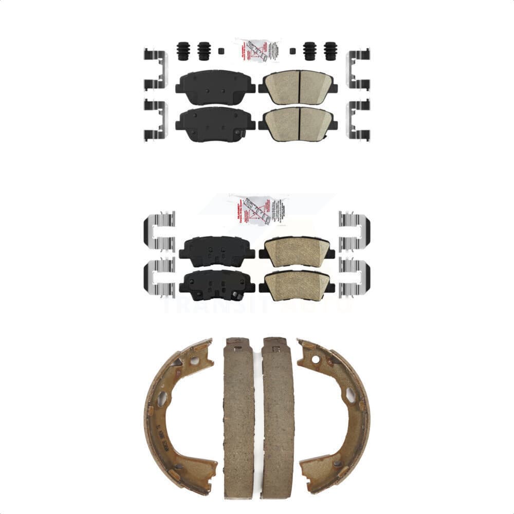 Transit Auto - KNN-100471 - Front and Rear Disc Brake Pad Kits image 1