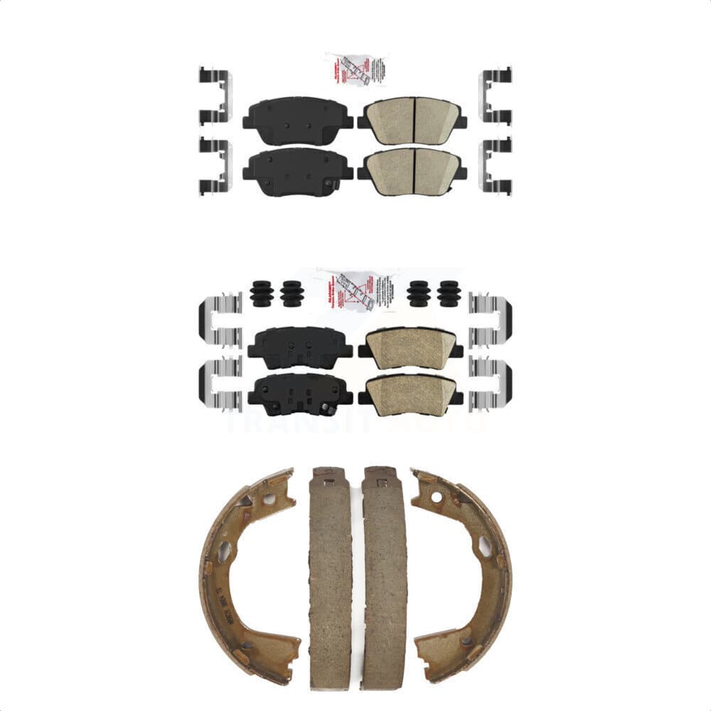 Transit Auto - KNN-100472 - Front and Rear Disc Brake Pad Kits image 1