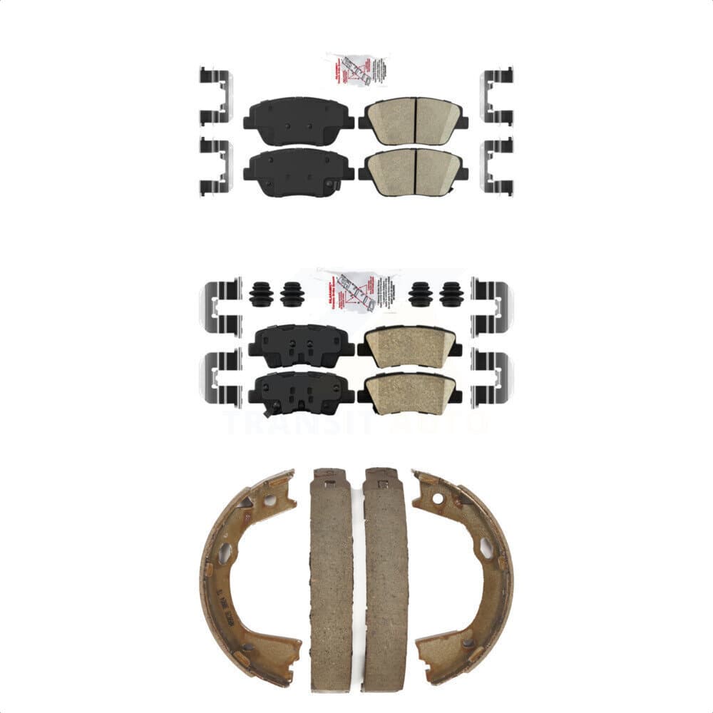 Transit Auto - KNN-100474 - Front and Rear Disc Brake Pad Kits image 1