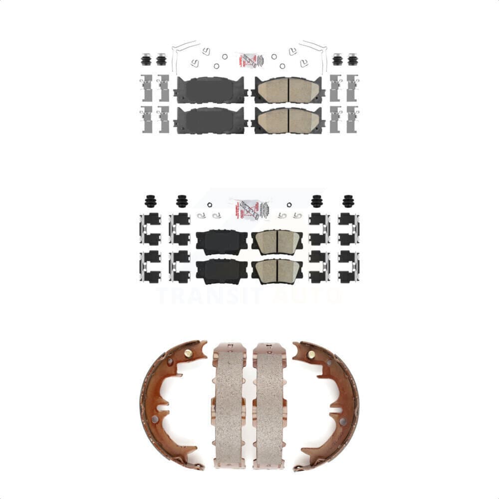 Transit Auto - KNN-100476 - Front and Rear Disc Brake Pad Kits image 1