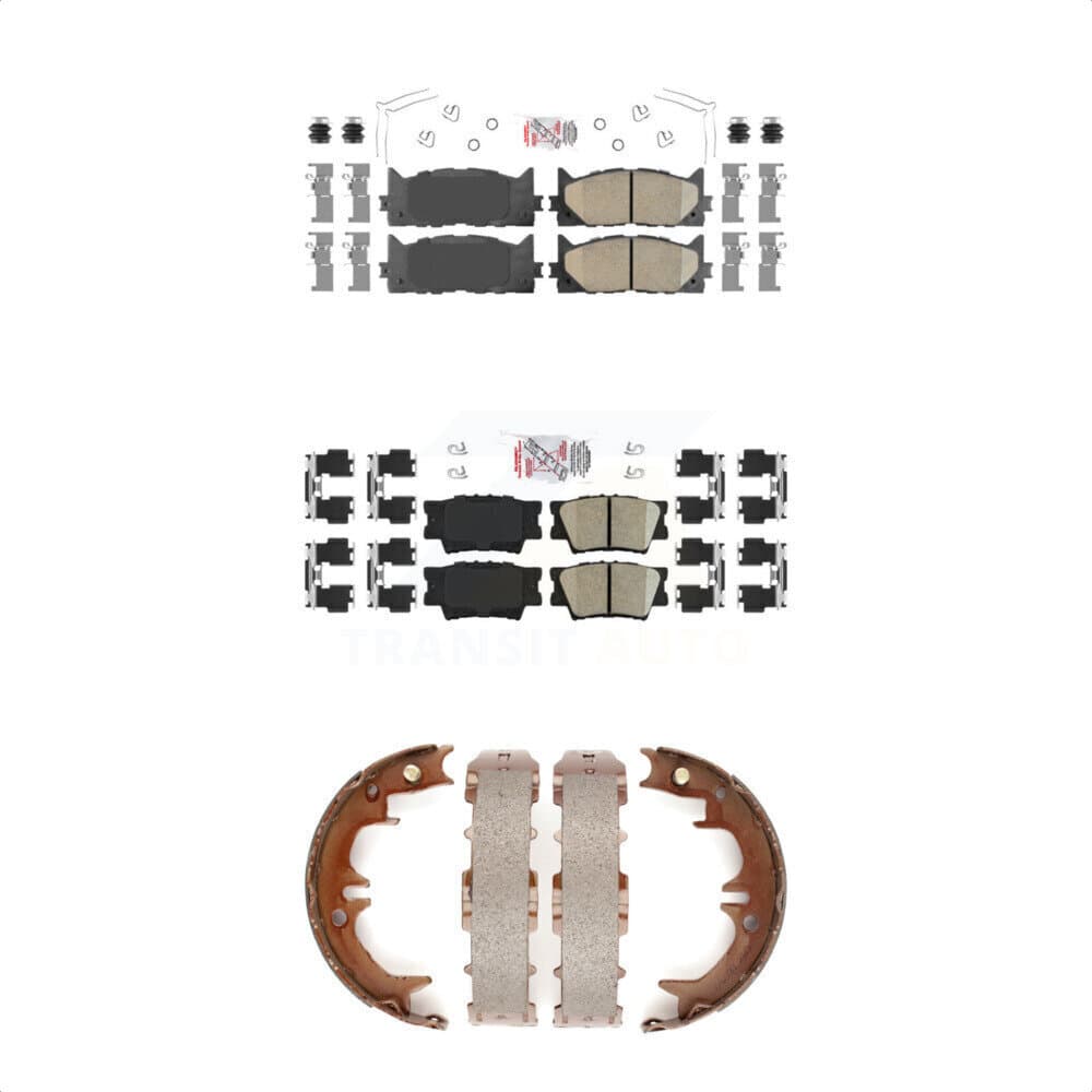 Transit Auto - KNN-100478 - Front and Rear Disc Brake Pad Kits image 1