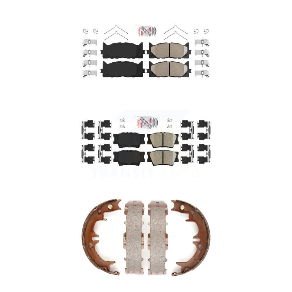 Transit Auto - KNN-100479 - Front and Rear Disc Brake Pad Kits image 1