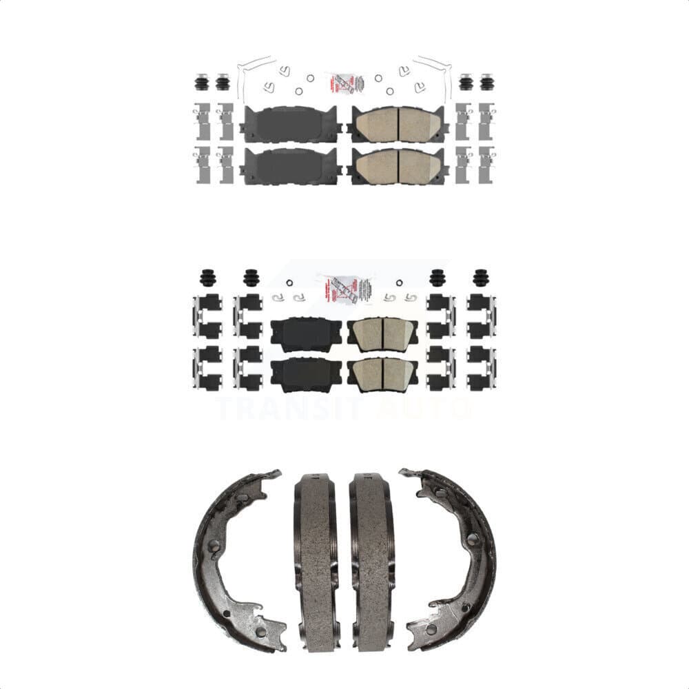 Transit Auto - KNN-100480 - Front and Rear Disc Brake Pad Kits image 1