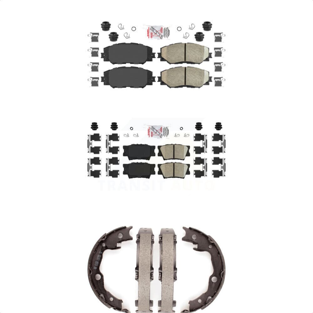 Transit Auto - KNN-100484 - Front and Rear Disc Brake Pad Kits image 1