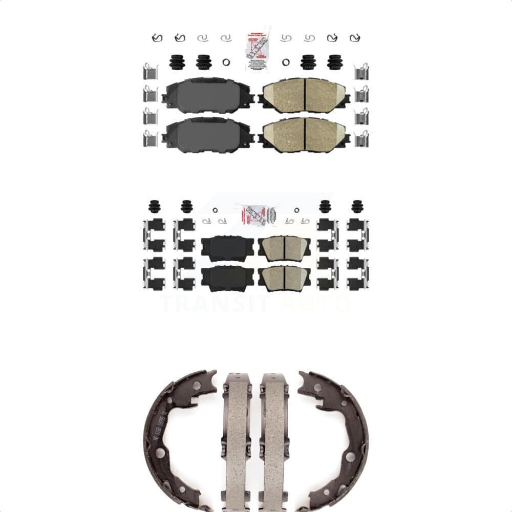 Transit Auto - KNN-100488 - Front and Rear Disc Brake Pad Kits image 1