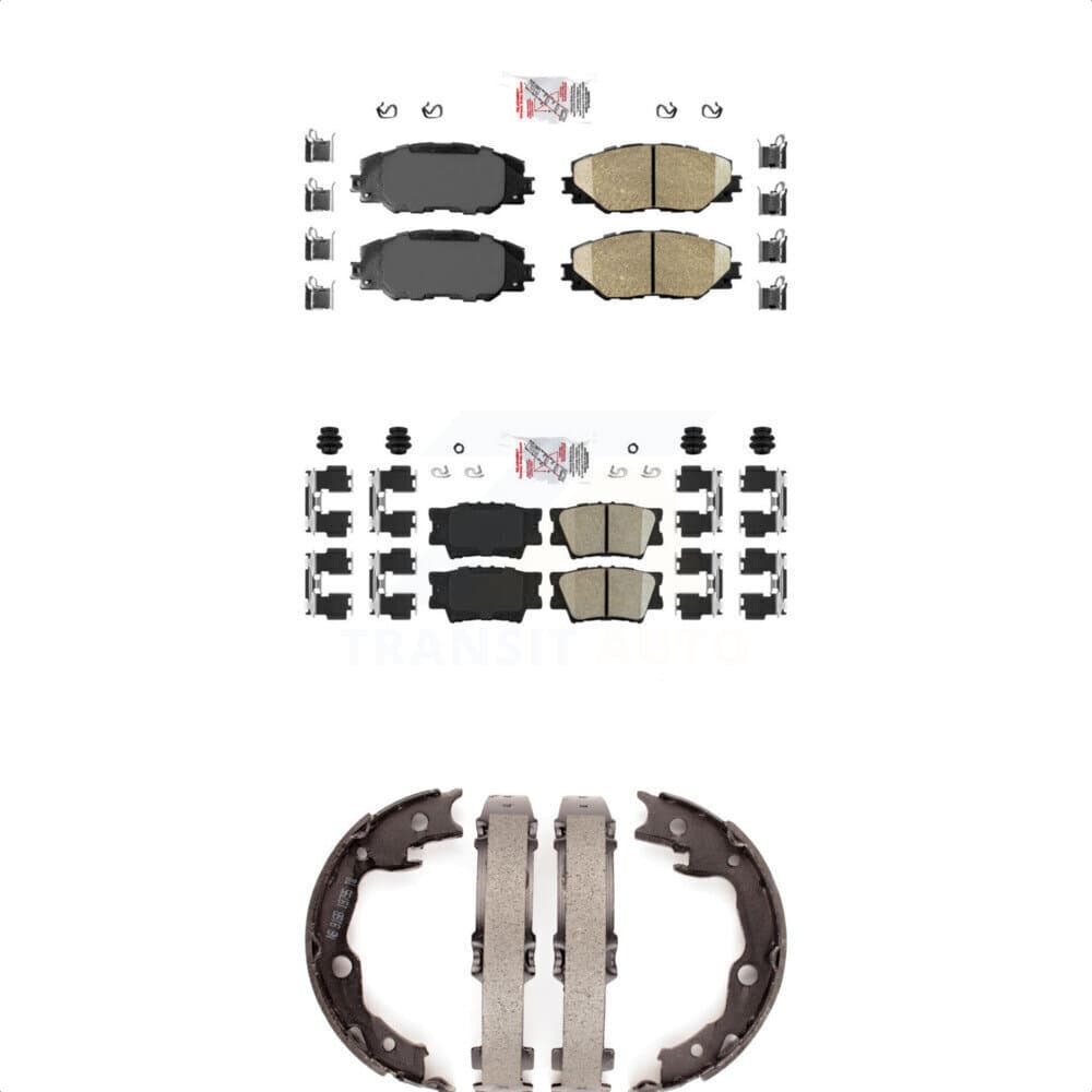 Transit Auto - KNN-100489 - Front and Rear Disc Brake Pad Kits image 1