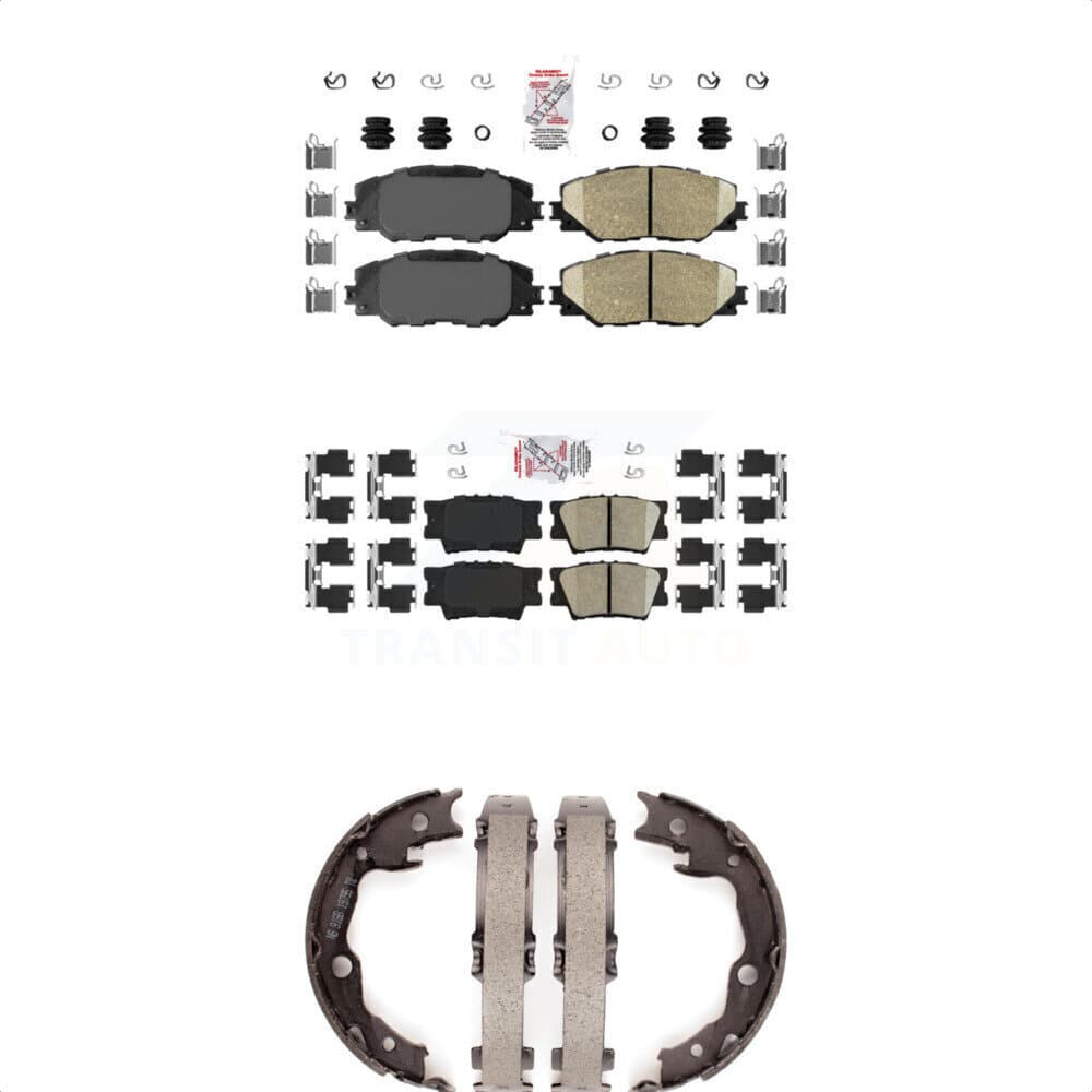 Transit Auto - KNN-100490 - Front and Rear Disc Brake Pad Kits image 1