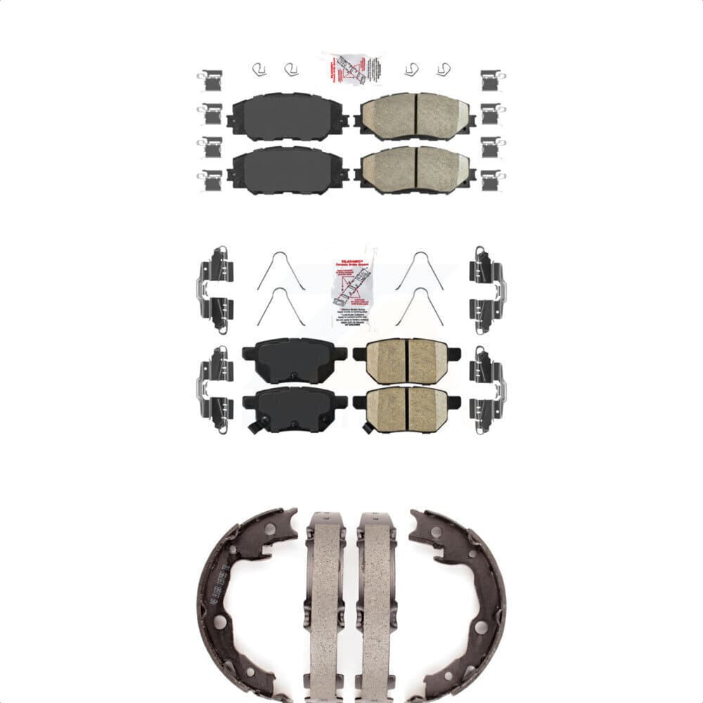 Transit Auto - KNN-100493 - Front and Rear Disc Brake Pad Kits image 1