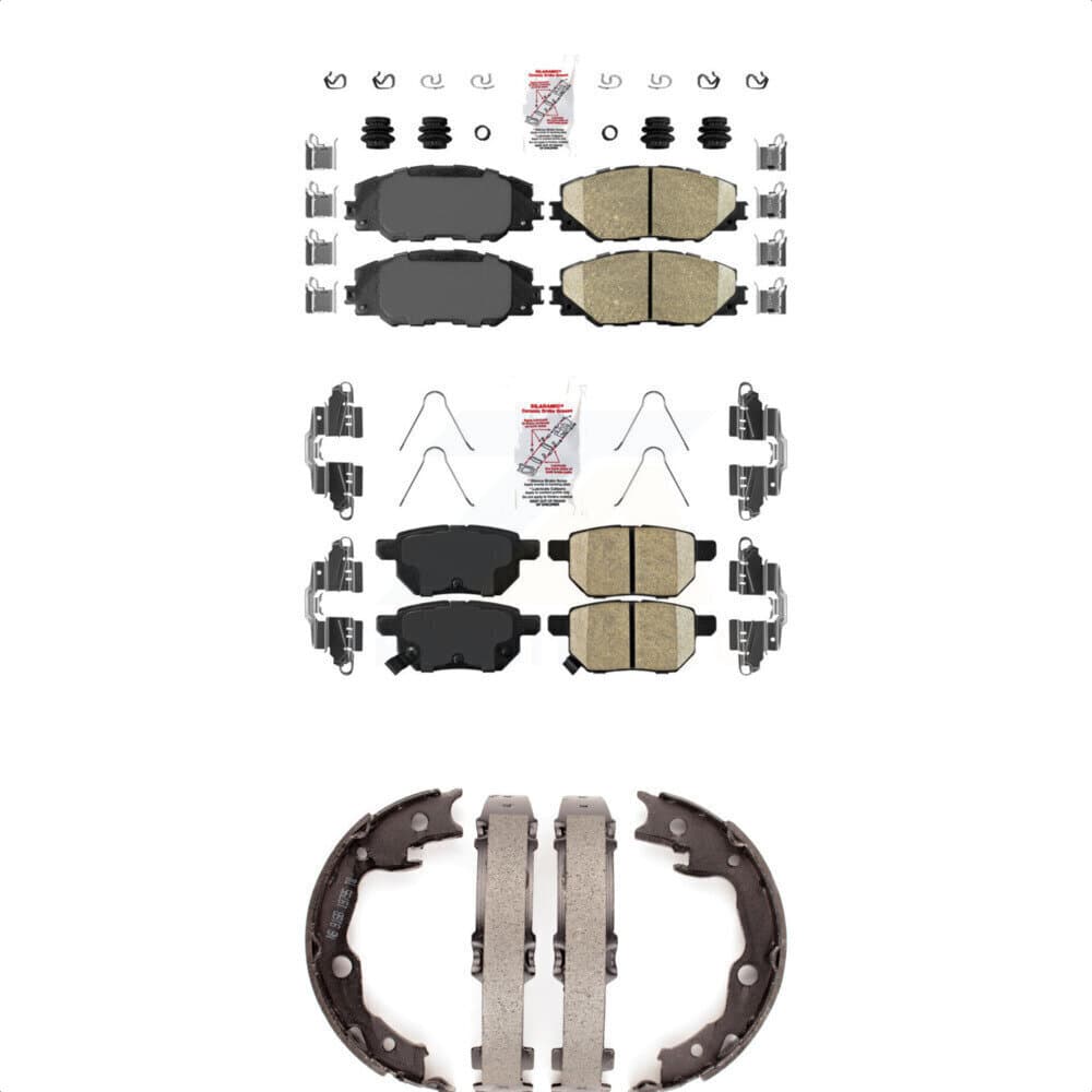 Transit Auto - KNN-100494 - Front and Rear Disc Brake Pad Kits image 1