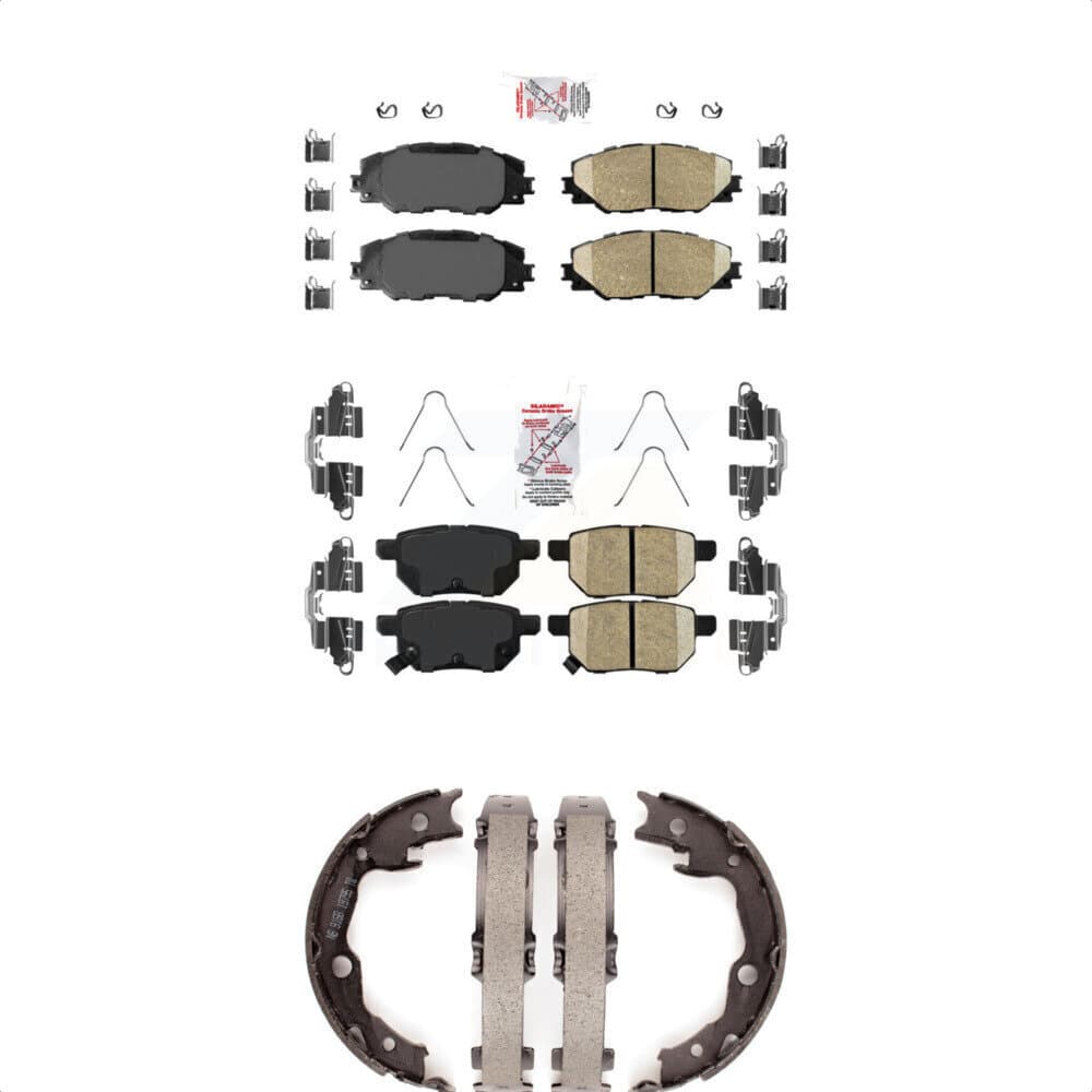 Transit Auto - KNN-100495 - Front and Rear Disc Brake Pad Kits image 1