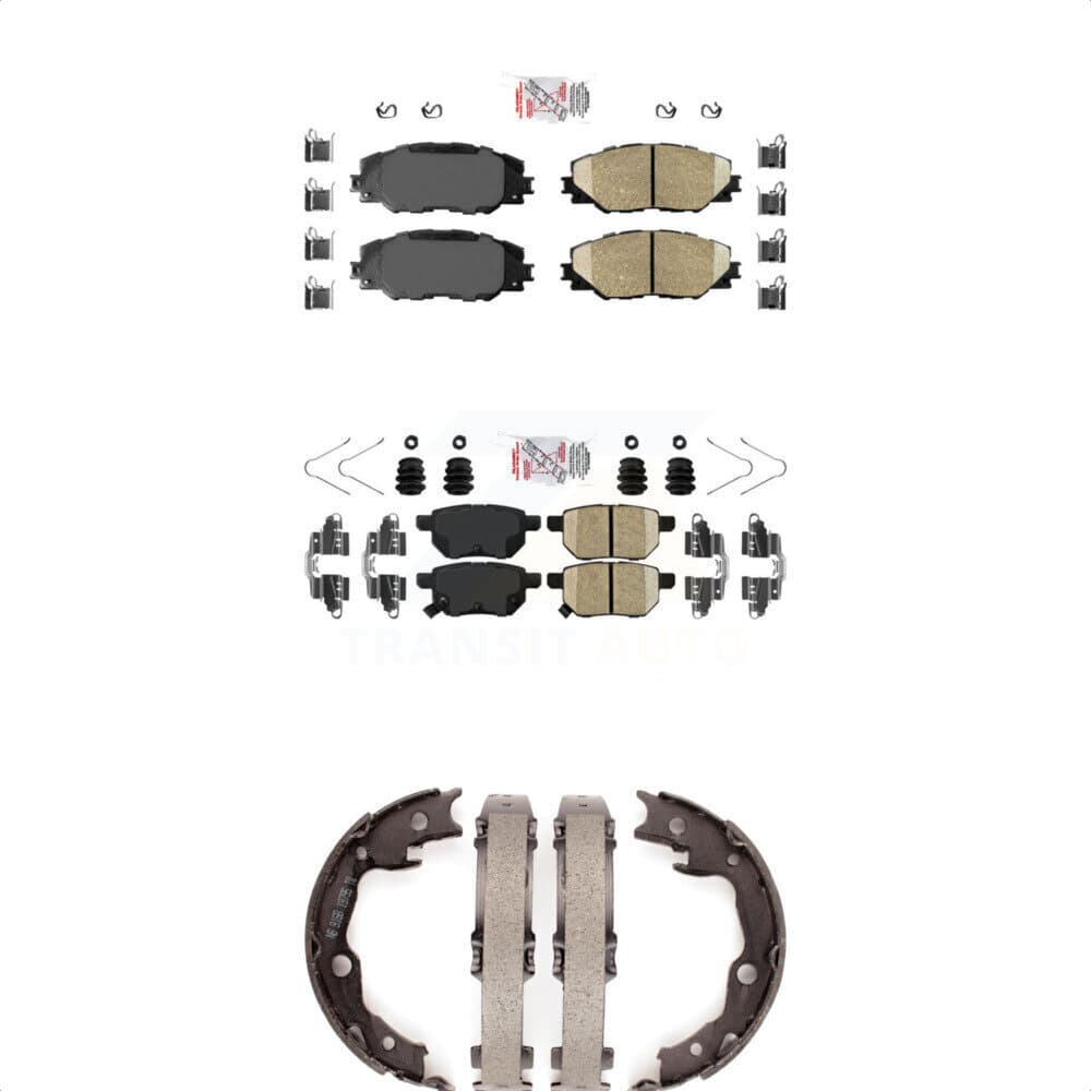 Transit Auto - KNN-100499 - Front and Rear Disc Brake Pad Kits image 1