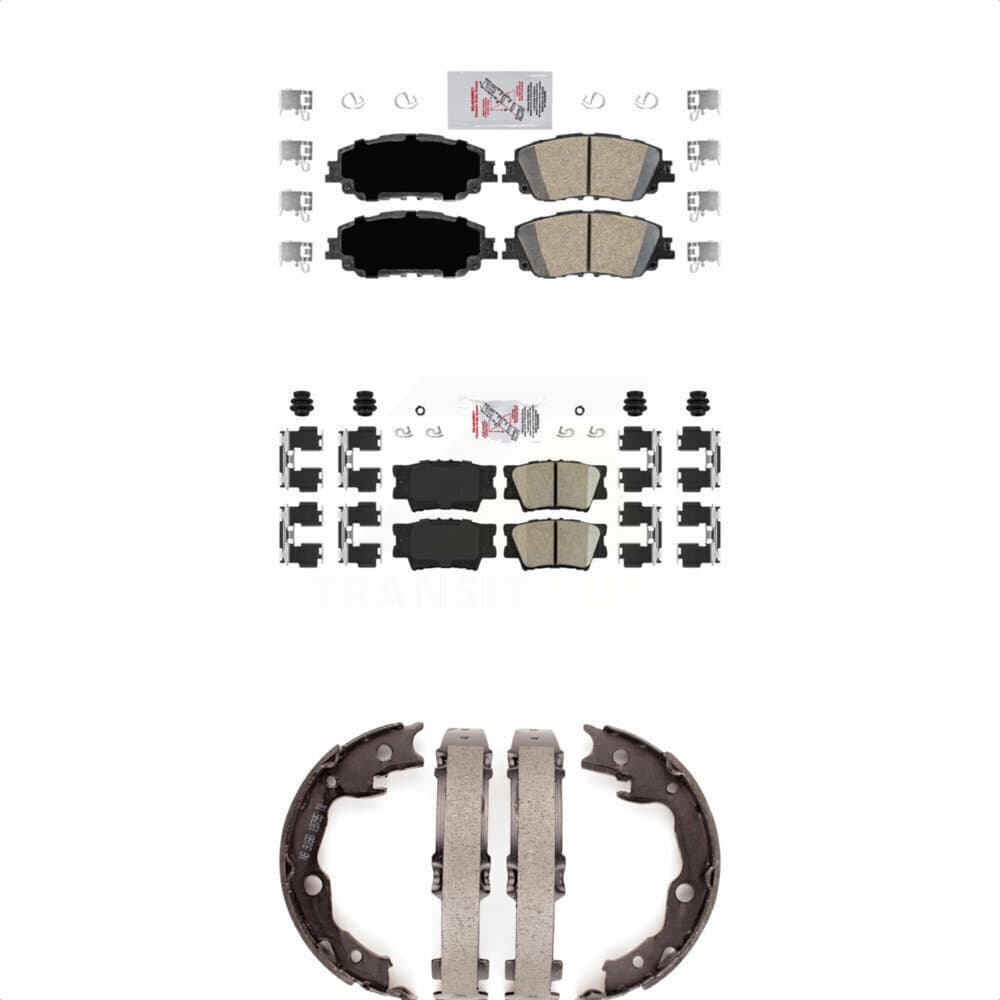Transit Auto - KNN-100501 - Front and Rear Disc Brake Pad Kits image 1
