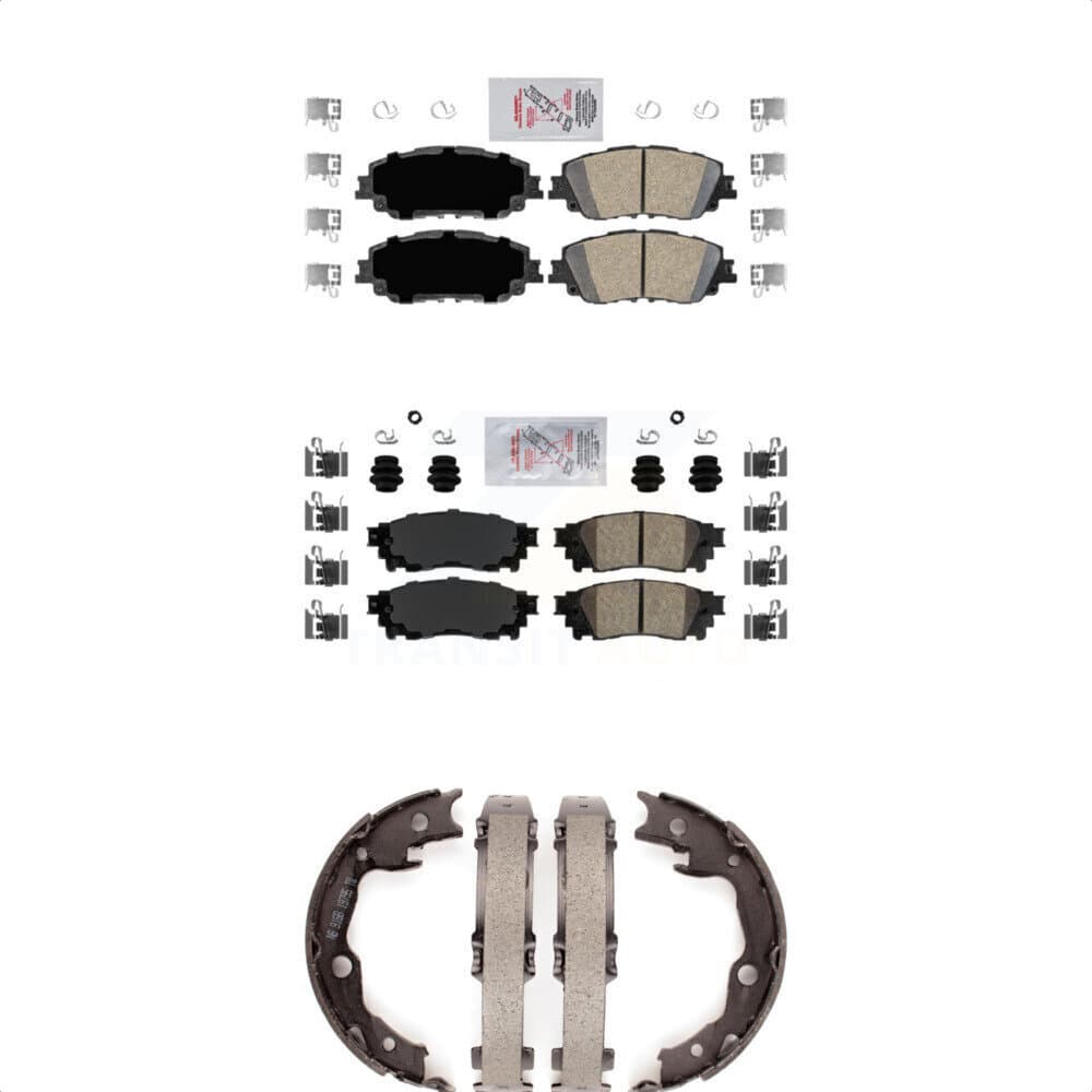 Transit Auto - KNN-100503 - Front and Rear Disc Brake Pad Kits image 1