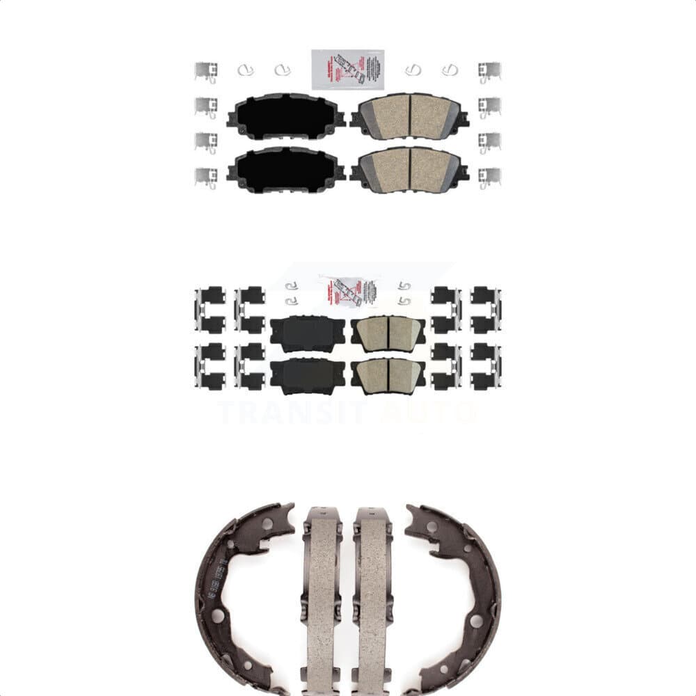 Transit Auto - KNN-100505 - Front and Rear Disc Brake Pad Kits image 1
