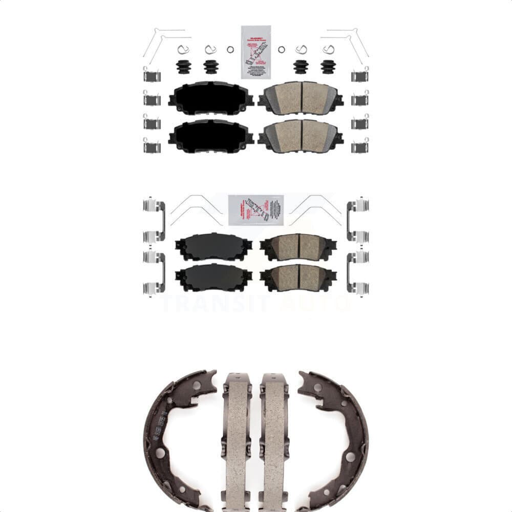Transit Auto - KNN-100506 - Front and Rear Disc Brake Pad Kits image 1