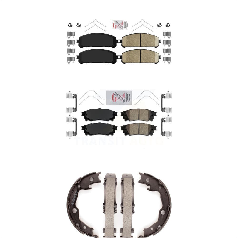 Transit Auto - KNN-100511 - Front and Rear Disc Brake Pad Kits image 1