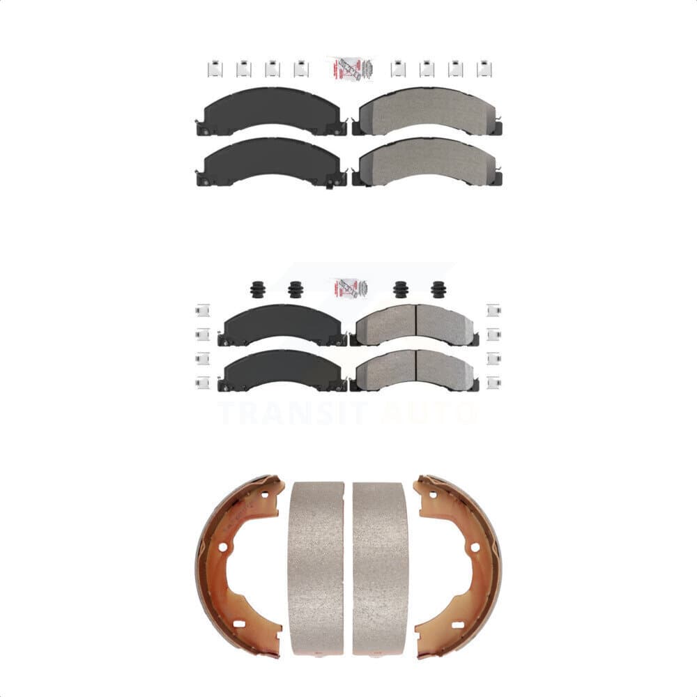 Transit Auto - KNN-100516 - Front and Rear Disc Brake Pad Kits image 1