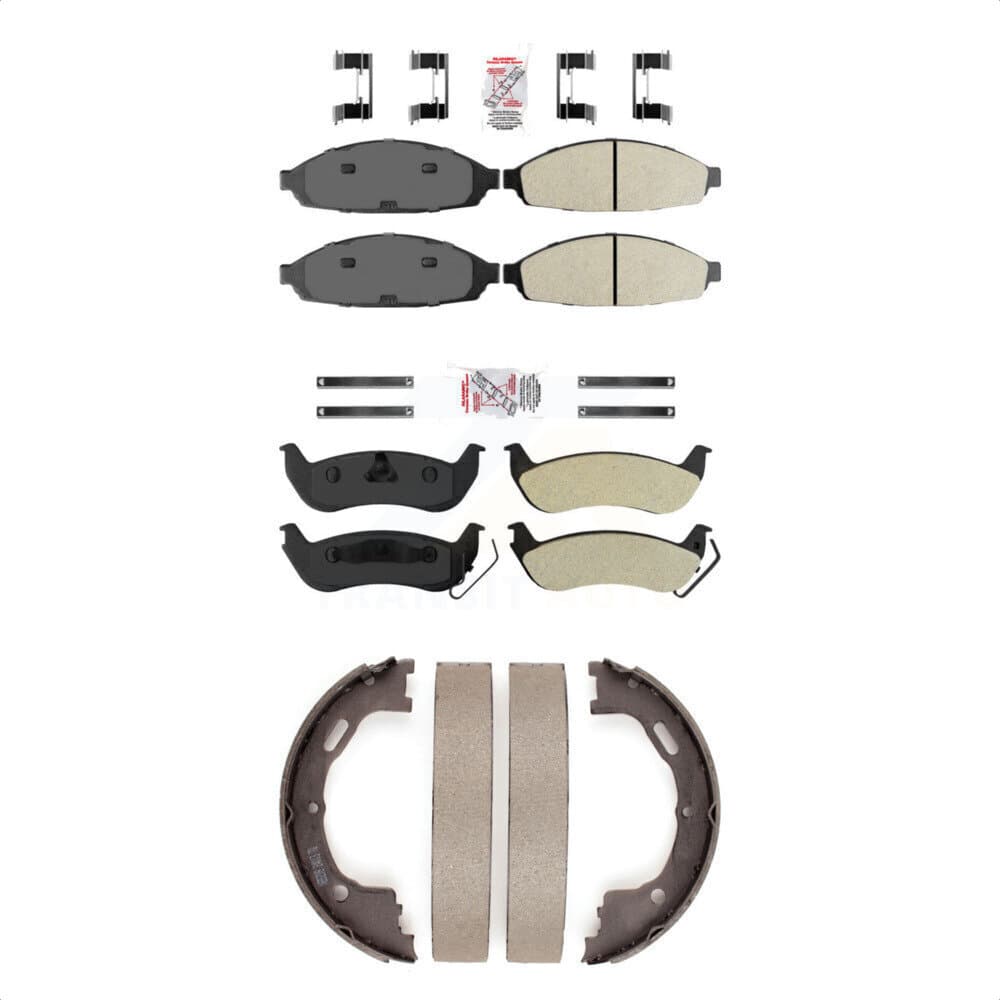 Transit Auto - KNN-100520 - Front and Rear Disc Brake Pad Kits image 1